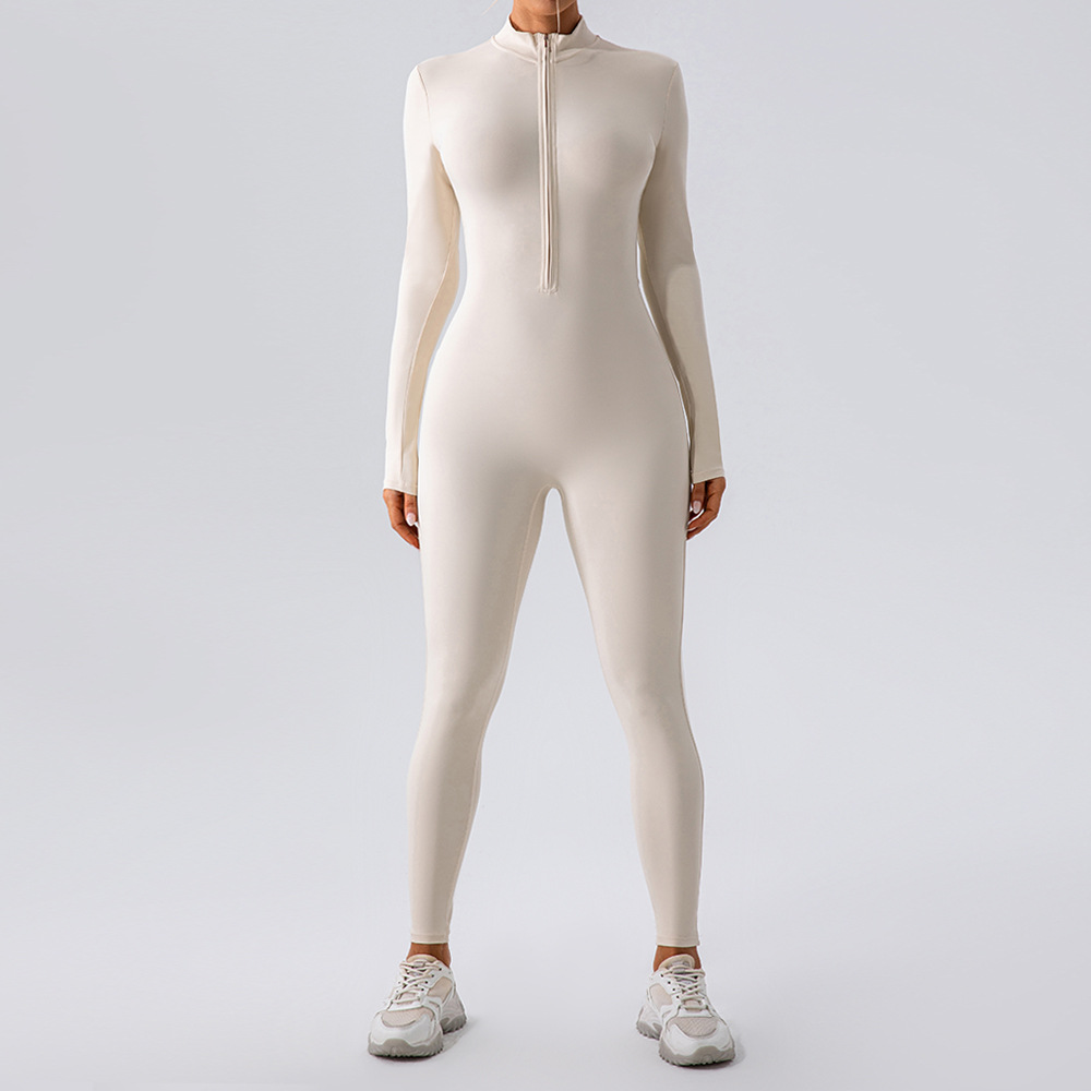 Fleece-Lined Yoga Jumpsuit